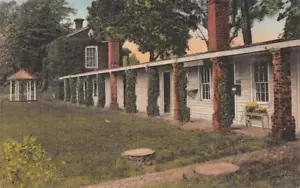 VA, Virginia Monticello Old Servants Quarters ~ Shop ~ Honeymoon Lodge HANDGEFÄRBT - Bild 1 von 2