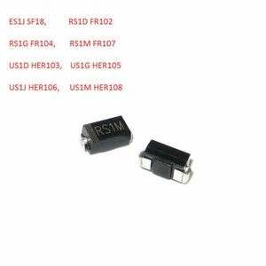 Fast Recovery Diode SMD SF18 FR102 FR104 FR107 HER103 HER105 HER106 HER108 - Picture 1 of 5