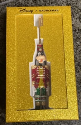 Nuevo ~ BaubleBar Disney GOOFY Cascanueces Navidad Vacaciones Bolso Dije Foto 1 de 3