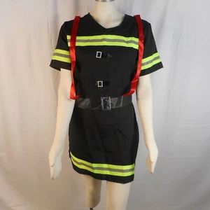 TRICK OR TREAT STREET Women's Firewoman Costume Size Adult - Picture 1 of 6