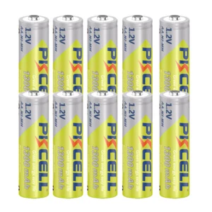 10Pcs Ni-MH AA Rechargeable Battery 1.2V 1300mAh Batteries for Solar Light US - Picture 1 of 9