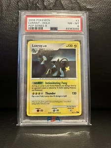 Pokémon POP Serie 8 Luxray Holo PSA 8 Casi Nuevo-Como Nuevo - Imagen 1 de 2