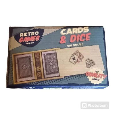 Retro Games Cards and Dice Gift Box - 14F - Image 1 of 2