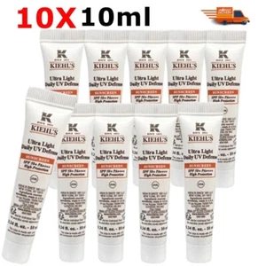 10X Kiehl's Ultra Light Daily UV Defense Sunscreen SPF 50+ PA++++ 10 ml+TRACKING - Picture 1 of 5