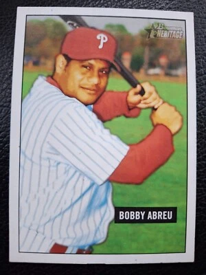 2005 Bowman Heritage - Bobby Abreu #52 - Image 1 of 2