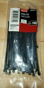 Bulldog Cable Tie 100 pack Size 3-7/8'' Long Black - Picture 1 of 1