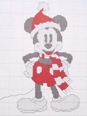 DISNEY PUNTO CROCE NATALE 150 SCHEMI CROSS STITCH CHRISTMAS DISNEY DMC PATTERNS - Immagine 1 di 4