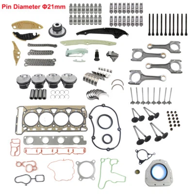 Kit de reconstrucción de revisión del motor para Audi A3 A4 Q5 VW Golf EOS Jetta 2.0 TFSI Quattro Foto 1 de 4