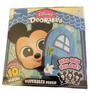 DISNEY DOORABLES Puffables MICKEY & FRIENDS 10" Plush Who Will You Get? - Picture 1 of 5