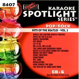 SOUND CHOICE KARAOKE BEATLES v.3 BEST cdg CD+G SC8407 HARD TO FIND 15 SONGS - Picture 1 of 2
