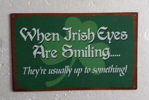 IRISH  SIGN SHAMROCK  HOME OFFICE GARAGE WALL DECOR - Picture 1 of 1