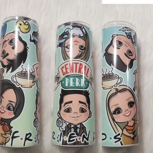 Friends Cartoon The Show Stainless Steel 20 Oz Tumbler New - Picture 1 of 1