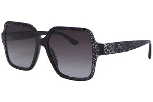 Jimmy Choo JC5005 504587 Sunglasses Women's Black Gradient/Grey Gradient 55mm - Picture 1 of 5