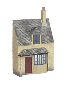 Bachmann 44-295 OO Gauge Scenecraft Low Relief Honey Stone Cottage - Picture 1 of 2