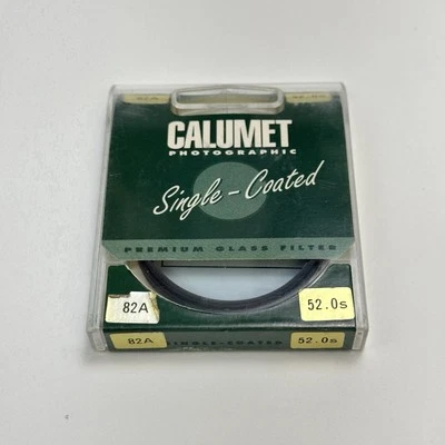 Vintage Calumet 82A 52mm Color Conversion Filter – New, made in Japan - Image 1 of 4