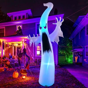 12 FT Halloween Inflatables Ghost Outdoor Decorations Blow up Yard Giant Scary R - Picture 1 of 6