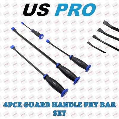 US PRO 4PC GUARD  HANDLE PRY BAR SET 6766 - Image 1 of 4