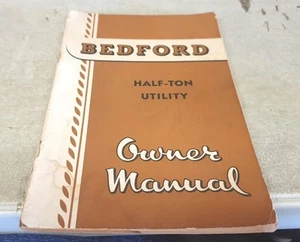1939 ? BEDFORD HALF TON UTILITY GMH Australia Owners Manual - Bild 1 von 5