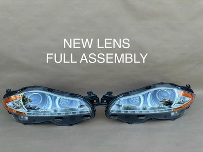 Conjunto de faros HID de xenón sin AFS 2010-2015 Jaguar XJ XJR, par OEM L&R Foto 1 de 4