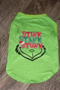 ¡Nueva camisa PERRO! Apestoso Apestoso Verde Grinch Navidad Dr. Seuss! XL 24-35 Lbs. - Imagen 1 de 2