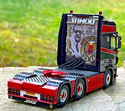 Eje de etiqueta Scania R Highline CR20H 6x2 "Anders Lauritzen" modelos de camiones WSI 1:50 Foto 1 de 4