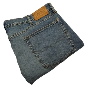 Polo Ralph Lauren The Hampton Relaxed Straight Jeans Herren Größe 42x30 helle Waschung - Bild 1 von 8