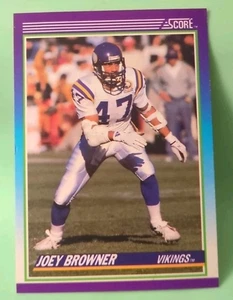 1990 Score - Joey Browner #147 - Minnesota Vikings  - Picture 1 of 2