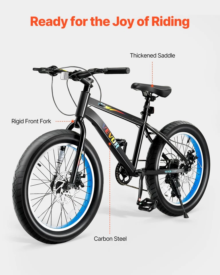 Bicicleta de Montaña, Fat Tire Bicicleta de Ciclismo Deportiva para Trail Snow Foto 1 de 1