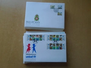 Isle of Man - 48 x 1990s commemorative first day covers. See pics below. - Picture 1 of 15