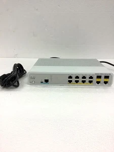 CISCO Catalyst 3560-C Series WS-C3560C-8PC-S 8 Ports POE Network Switch, WORKING - Picture 1 of 17