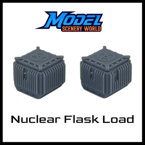 Nuclear Flask Load (2pk) - Resin - HO Scale - Picture 1 of 5