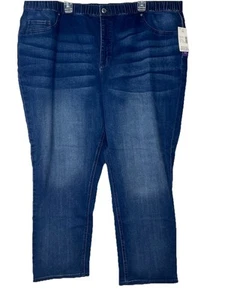 Catherine’s True Stretch Denim Jeans Plus Sz 3X 26-28W Slim Leg - Picture 1 of 12