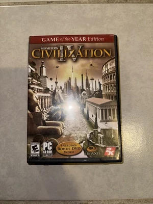 Sid Meier's Civilization IV Game of the Year Edition (PC, 2006) No Manaul - Image 1 of 4