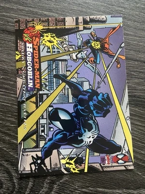 1994 Fleer Marvel Cards The Amazing Spider-Man # 99 Spider-Man vs Hobgoblin - Image 1 of 2