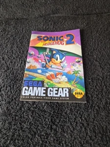 sonic the hedgehog 2 game gear manual (only) good condition  - Bild 1 von 3