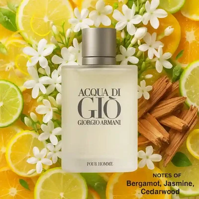 Acqua Di Gio Colonia, 100 ml Eau De Toilette Spray NUEVO Foto 1 de 2