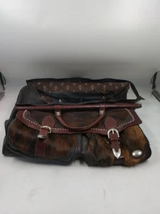 Große handgefertigte American West Leder Reisetasche/Reisetasche - Bild 1 von 3