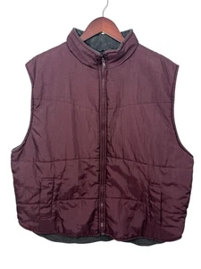 Chaleco Naturalife Para Hombre XXL Borgoña Forrado de Vellón Exterior Naturaleza Senderismo Gorpcore - Imagen 1 de 10