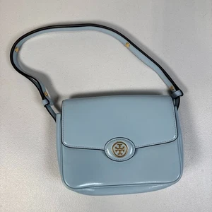 Tory Burch Accessories Light Blue Robinson Shoulder Bag (READ) - Picture 1 of 13
