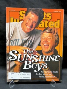 Dan Marino and Jimmy Johnson, Miami Dolphins, 1996 Sports Illustrated Magazine - Picture 1 of 2