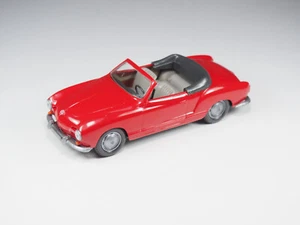 WIKING - MOD.141 - VW Volkswagen Karmann Ghia Cabriolet - Rouge - Imagen 1 de 7