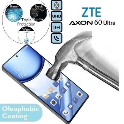 100%Genuine Tempered Glass 9H Screen Protector (Axon60) For ZTE Axon 60 Ultra 5G - Изображение 1 из 2
