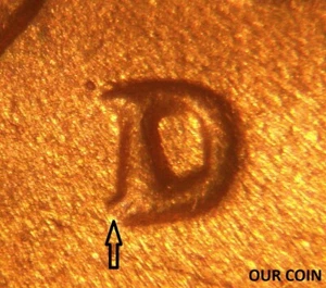 1946-D/D Repunched Mintmark (RPM) # 17 Lincoln Cent - Brilliant Uncirculated - Picture 1 of 8