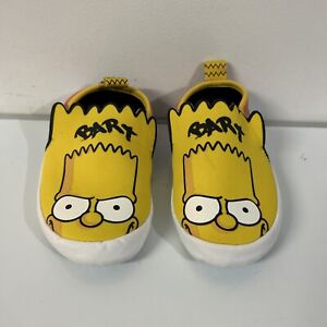 Zara Footwear x The Simpsons - Kids Bart Simpson Slip-on Shoes - 28/29 (AU10) 