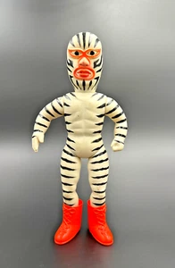 Vintage Tiger Mask Great Zebra Sofubi Nakajima Seisakusho Soft Vinyl Figure BIG - Picture 1 of 5