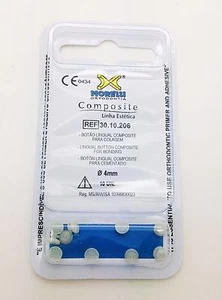 Transparent Orthodontic Composite Lingual Anchor Buttons Aesthetic Threatment - Picture 1 of 3