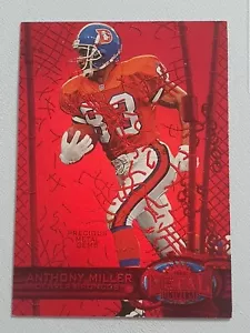 Gemas de metales preciosos SkyBox 1997 rojo Anthony Miller 141/150 (5x Pro Bowl) - Imagen 1 de 4