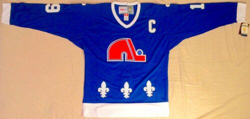 Men's Quebec Nordiques Blue Premier Breakaway Heritage Blank NHL Hockey Jersey