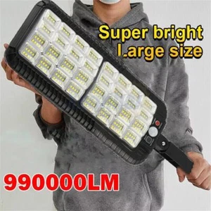 Commercial Outdoor Solar Street Light Motion Sensor Lamp Dusk To Dawn Road Lamp - Picture 1 of 18