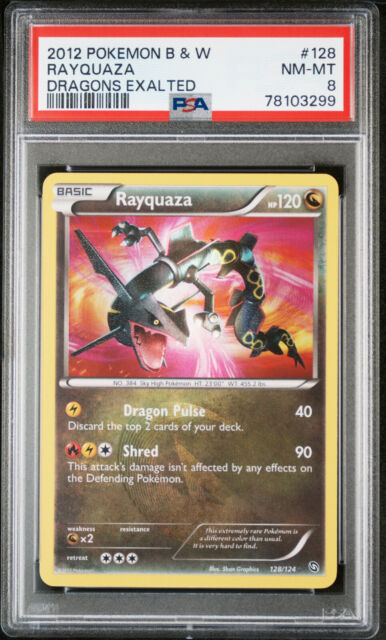 128-124 Rayquaza Shiny Rara Segreta (IT) - MINT